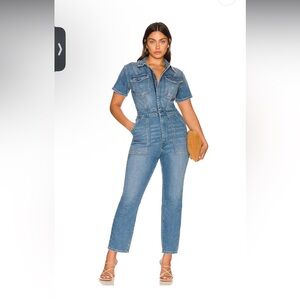 GOOD AMERICAN DENIM JUMPSUIT